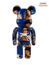 Bearbrick Мухаммед Али Энди Уорхол 400% (28 см)-thumb