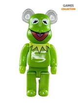 Bearbrick Кермит Лягушка 400% (28см)-thumb