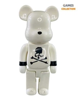 Bearbrick x Mastermind Japan White 400% (28 cм)-thumb