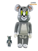 Bearbrick Tom and Jerry Том Набор из 100% и 400% (28см)-thumb