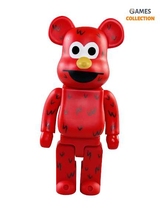 Bearbrick Елмо Улица Сезам Красный 400% (28см)-thumb