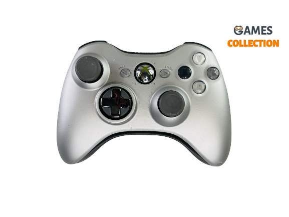 Джойстик Xbox 360 Б/У (Серебряный)-thumb