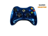 Джойстик Xbox 360 Б/У (Хромированный синий)-thumb