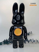 Bearbrick Rabbits Supreme Black 400%-thumb