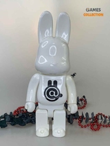 BEARBRICK Rabbit White 400% (28cm)-thumb