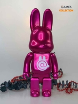 BEARBRICK Rabbit Pink 400% (28cm)-thumb