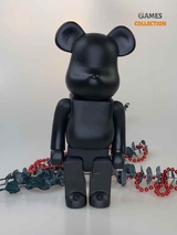 Bearbrick Black (Матовий чорний) 400% (28cm)-thumb