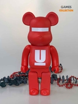 Bearbrick x MEDICOM UNDERCOVER LOGO Red  400% (28 см)-thumb
