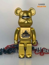 BEARBRICK X-large Hajime Sorayama Gold 400% (28cm)-thumb