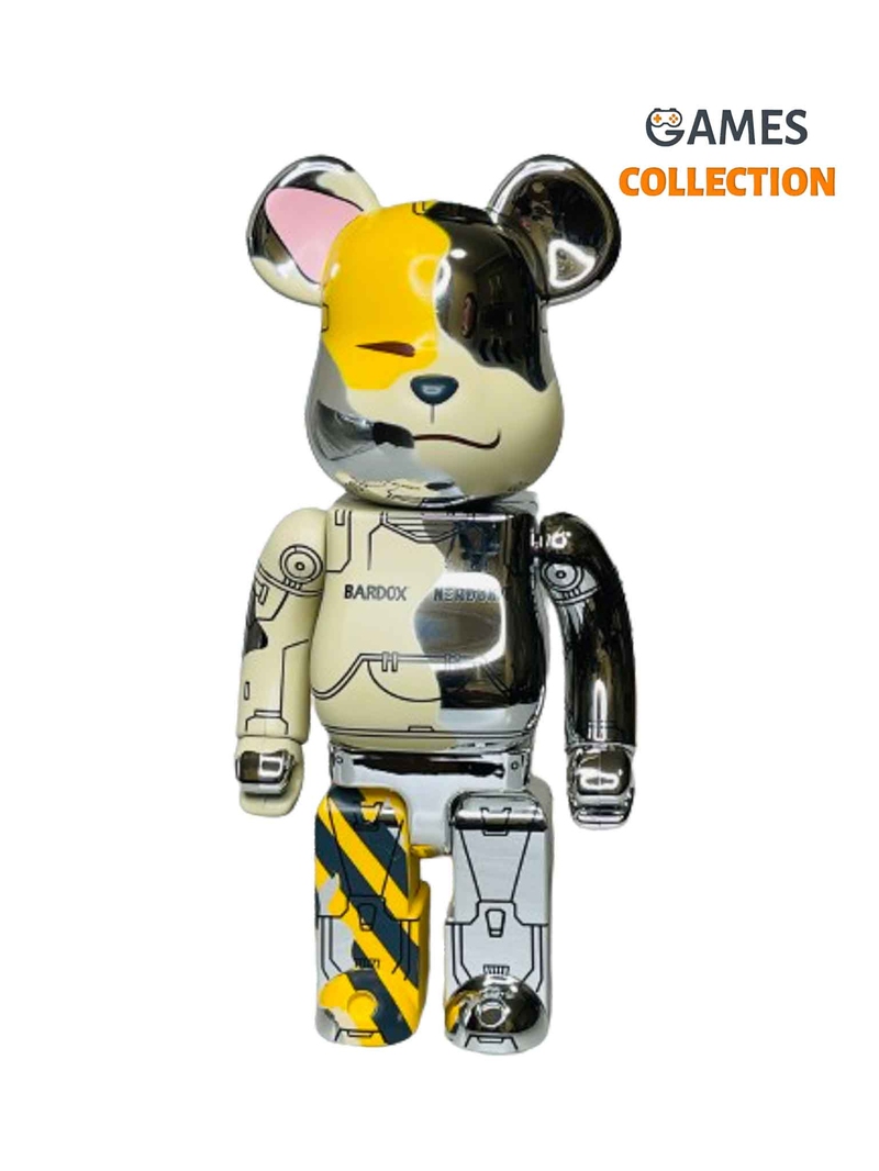 Bearbrick x Nerdunit x Bardox (Фігурка Гібрид робот космічної ери) 400% (28см)-thumb