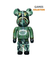 Bearbrick Bape x Alpha Pilot Joint Sound (Фігурка Бейп пілот) 400% (28см)-thumb