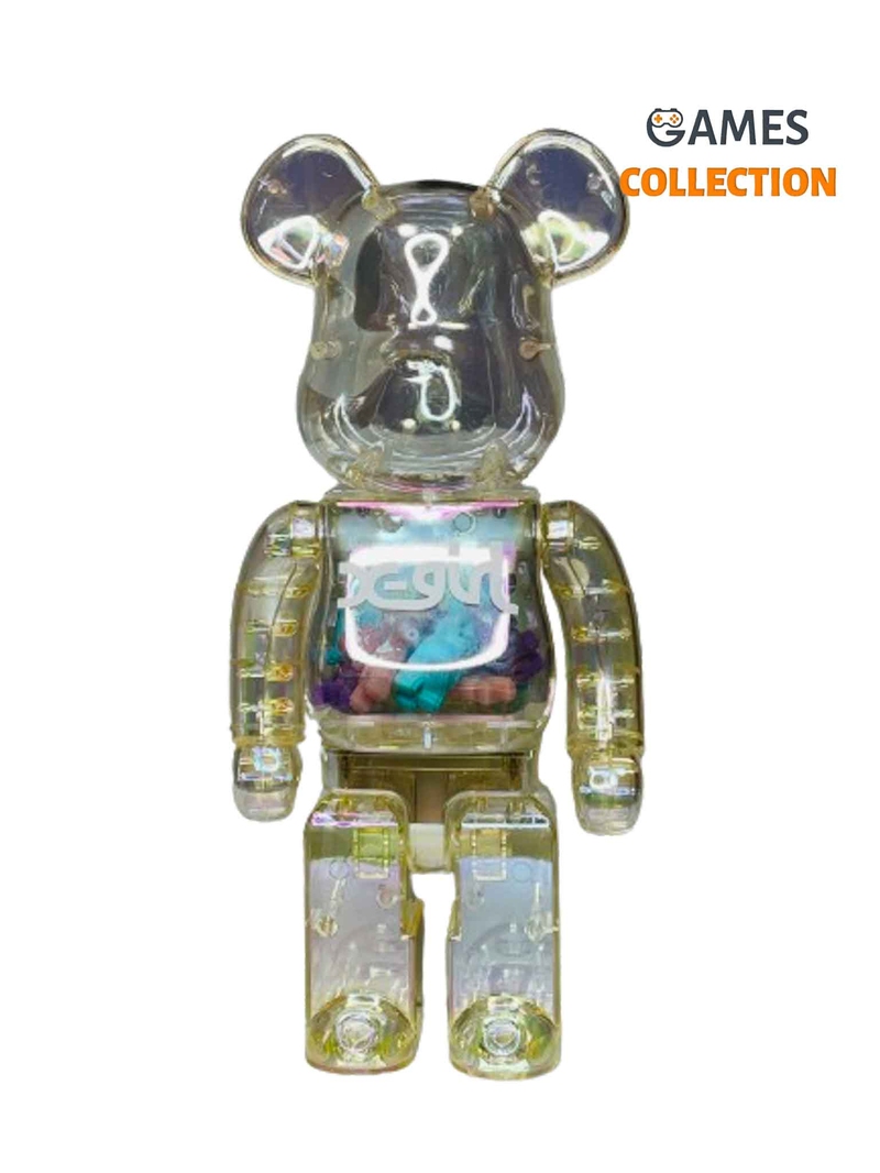 Bearbrick X-Girl Iridescent 400% (28см)-thumb