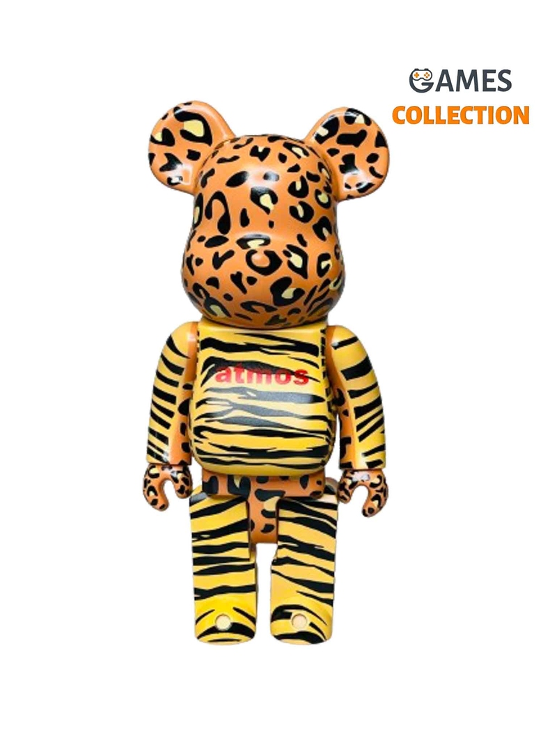 Bearbrick Leopard Atmos (Animal) Фігурка Леопард 400% (28 см)-thumb