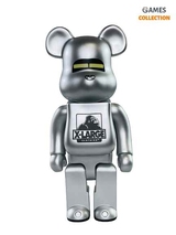 Bearbrick X-LARGE Хаджиме Сораяма Серебро 400% (28 см)-thumb