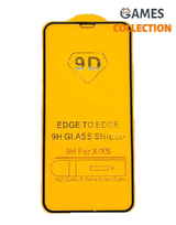 Защитное стекло для iPhone x/xs (черный)-thumb