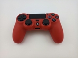 Силиконовый чехол для джойстика PS4 Dualshock 4 (Red)-thumb