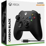 Microsoft Official Xbox Series X/S Wireless Controller — Carbon Black+USB кабель-thumb