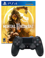 Mortal Kombat 11 + DUAL SHOCK 4 V2 BLACK (PS4)-thumb