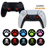 Силіконові ковпачки на стіки — черепки, котячі лапки (PS5, PS4, Xbox, Switch Pro)-thumb