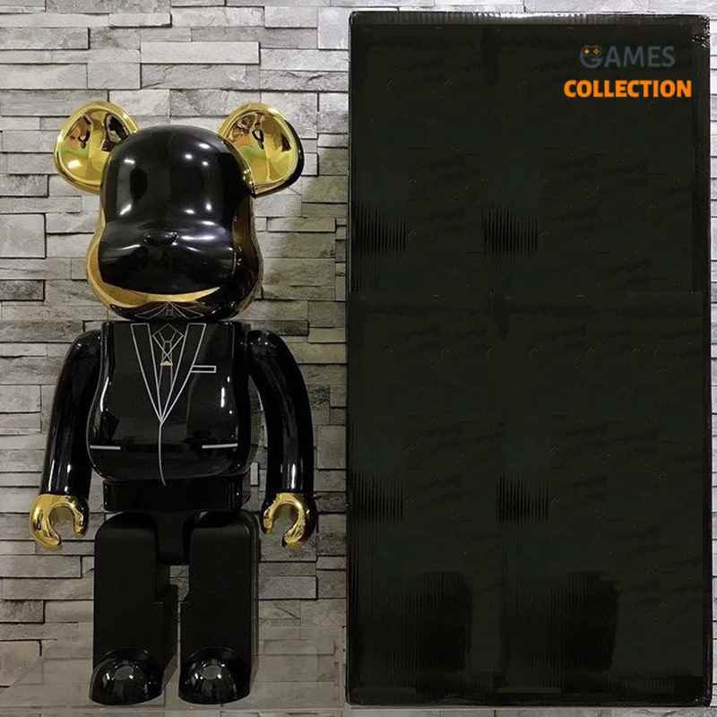 Bearbrick x Daft Punk Random Access Memories (Черный/Золотой) 1000% (70см)-thumb