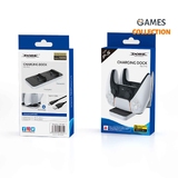 Зарядна станція для 2-х геймпадів dualsense PS5 DOBE (TP5-0591) (Чорний)-thumb