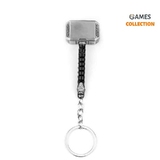 Брелок Мьельнир Молот Тора Серебро-thumb