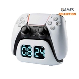 Багатофункціональна зарядна база для геймпада PS5 з LED годинником та будильником Aolion AL-P5486-thumb