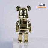 Bearbrick Смола Металик Золото 400% (28см)-thumb