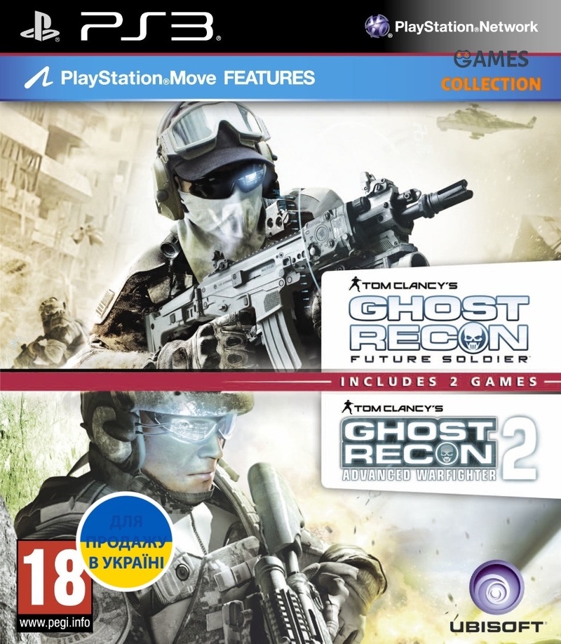 Ghost Recon Double Pack: Future Soldier + Advanced Warfighter 2 (PS3) Б/У-thumb