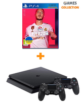 Sony PS4 Slim 1TB + Fifa20 (Рос) + Dualshock 4-thumb
