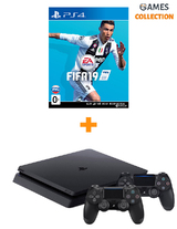 PS4 500GB Slim Fifa 19 + Джойстик PS4-thumb