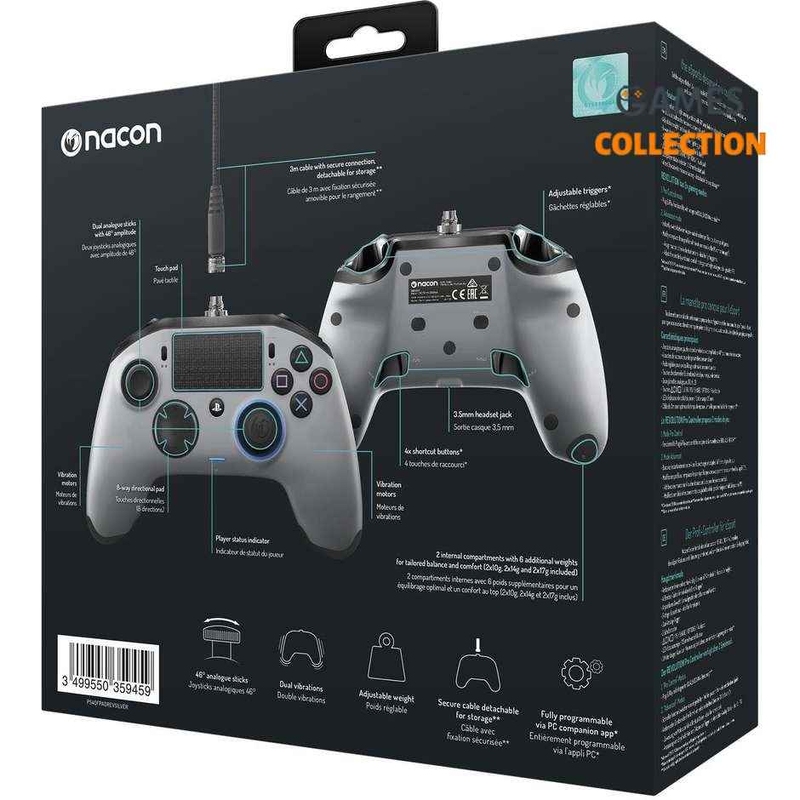 Nacon Revolution Pro Controller (Grey) PS4-thumb