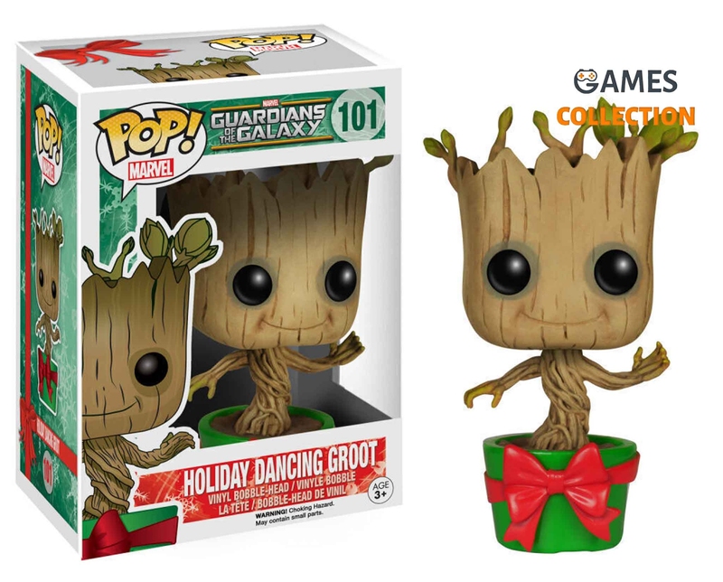 POP 101 Holiday Dancing Groot Вартові Галактики (Фігурка)-thumb