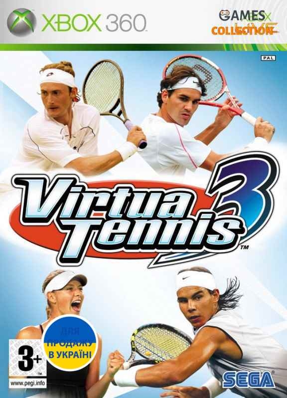 Virtua Tennis 3 (XBOX360) Б/У-thumb