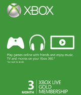 Xbox Live GOLD Статус 3 месяца-thumb